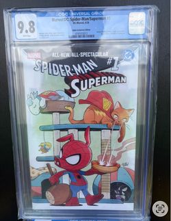Spider-Man/Superman #1 CGC 9.8 Alpha Exclusives Edition