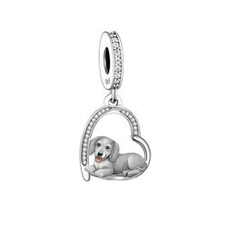 Sterling Silver Doggie Charm Dangle