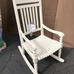 White Rocking Chair