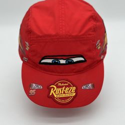 Boys XS/S (3-6) Disney Store Cars Lightning McQueen Red Kids Baseball Cap NWT 