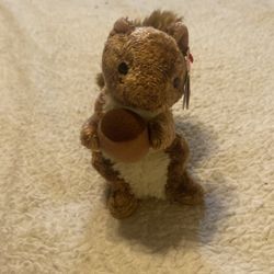 VTG Original TY Beanie Baby Nutty 2002 Tags Retired 6”