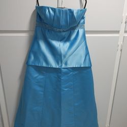 Blue Party Dress