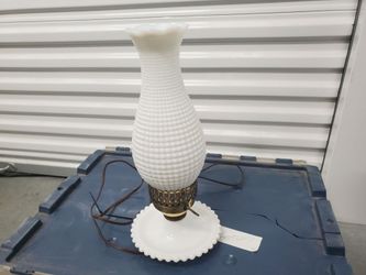 Milk Glass Lamp