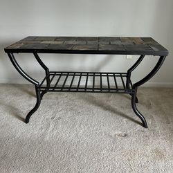 Slate Tile Sofa Table