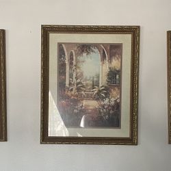Juego De 3 Cuadros Home Interior 