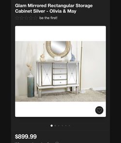 Glam Mirror Dresser I Have 2 Brand new 