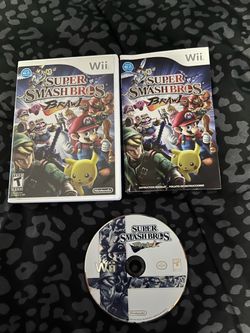 Wii video games super smash Bros brawl $20