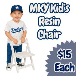 Brand New Kid's Resin Chair $15 Each Chair
