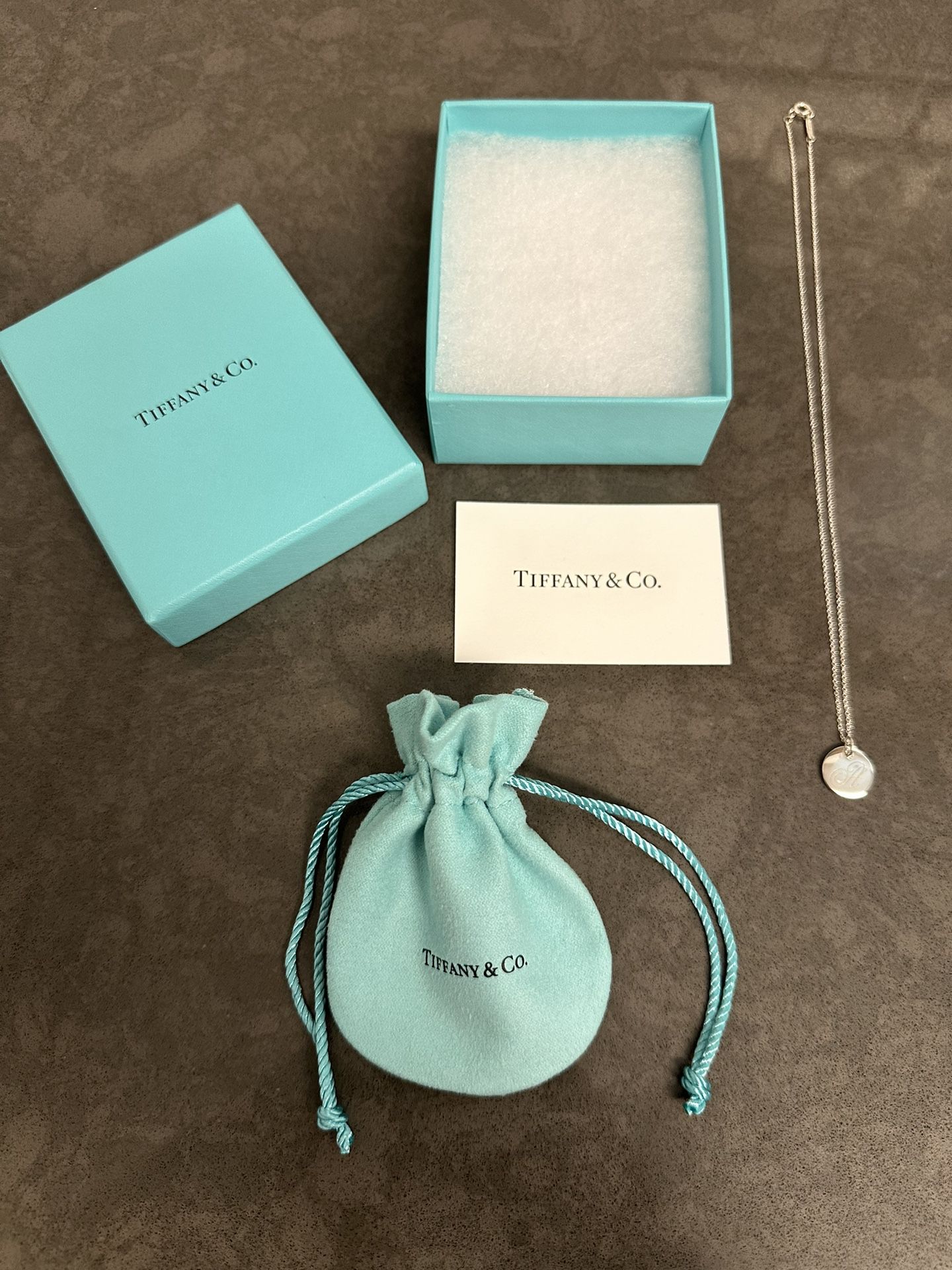 Tiffany & Co Initial Pendant: Letter A