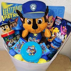 PAW PATROL EASTER BASKET. ( PICK UP IN MODESTO. )