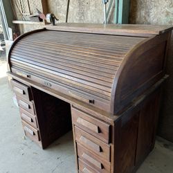 Old Old Roll Top Desk