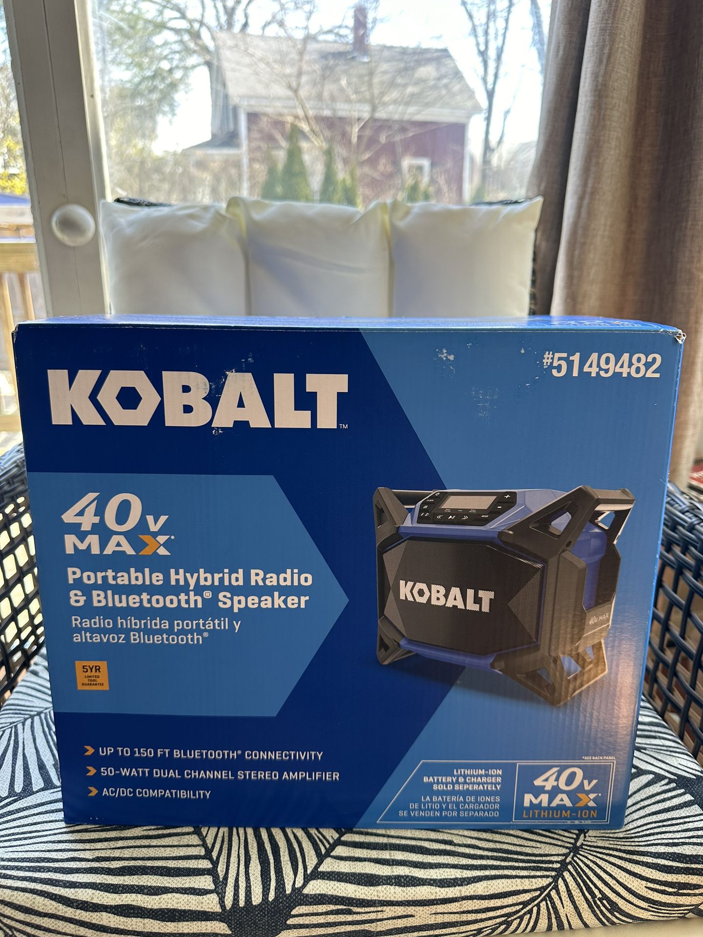 Kobalt Bluetooth Speaker/Radio