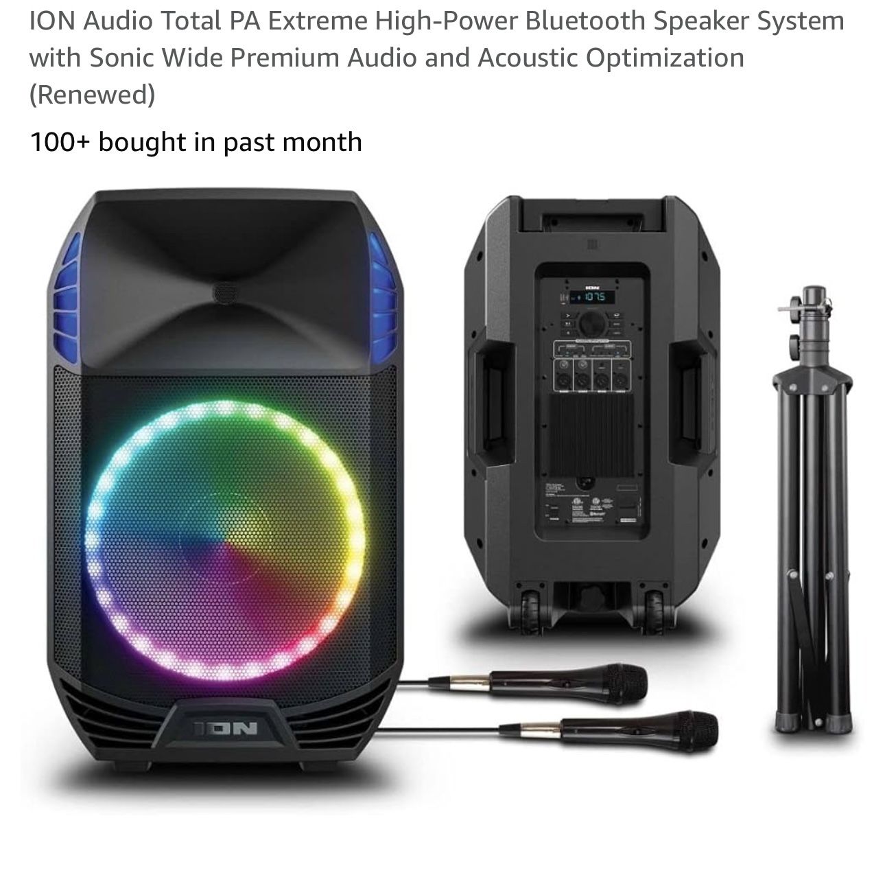 Ion Speaker & Karokee Set