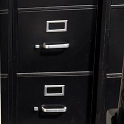 Black File cabinets 
