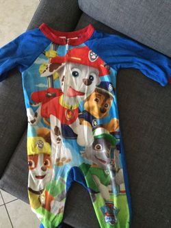 Paw patrol one piece pj