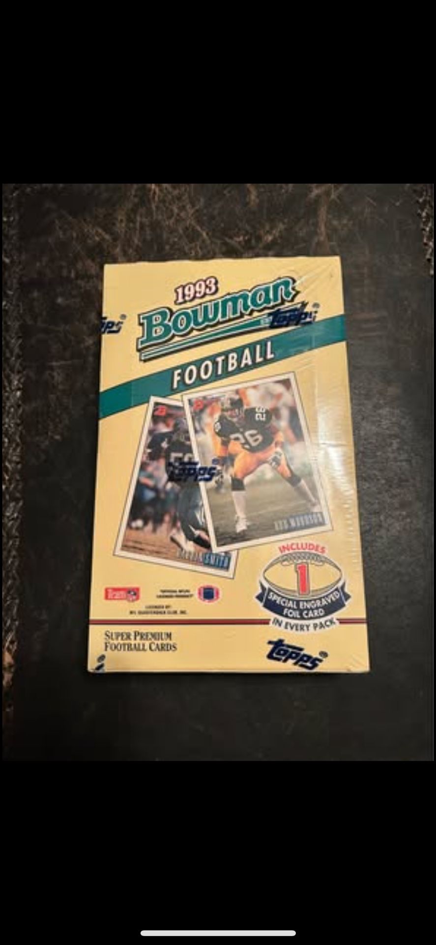 1993 Bowman Football Card Unopened Factory Sealed Box