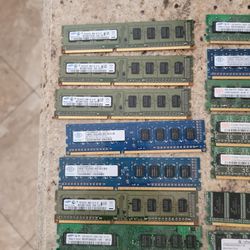 Computer Desktop Memory SDRAM, DDR, DDR2, DDR3