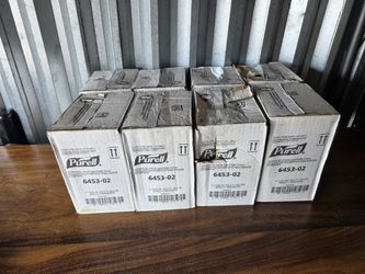 Selling a bulk lot of 8 boxes of Purell Advanced Hand Sanitizer Foam refills (Model 6453-02).