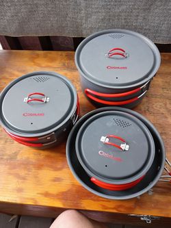 Coghlan's Hard Anodized 4 piece Family Cook Set (Camping Cookware Set) - Great Condition!