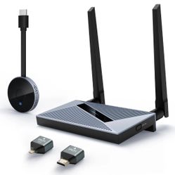 Wireless HDMI Transmitter and Receiver with Wireless HDMI Converter Dongle 