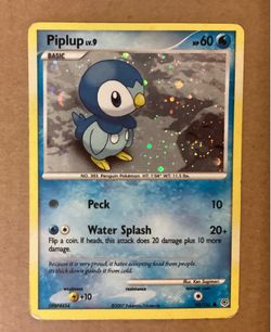Piplup Cosmos Holo Pokémon Diamond & Pearl