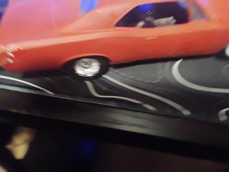 Orange Die-Cast Muscle Car Model