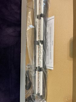 24-Port Cat6 Unshielded Patch Panel, Wallmount or Rackmount, Compatible with Cat3,4,5,5e,6 Cabling, For Ethernet, Fast Ethernet, Gigabit Applications,