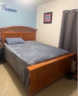 Full size Bed & Drawer chest