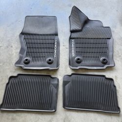 Toyota Tacoma Floor Mats All Weather  , Custom Fit For A Tacoma 2024/2025 