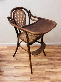 Antique High chair kids baby
