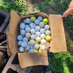 Golf balls.