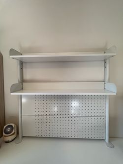 Clamp On Standing Desk Organizer