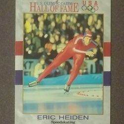 1991 Impel Eric Heiden Speedskating #36 1980 Olympics HOF U.S.A. Card Vintage Collectible Sports