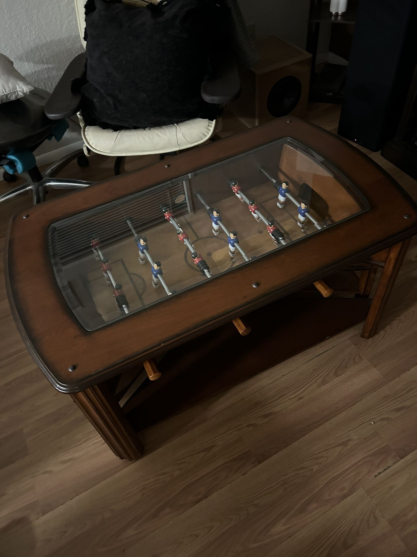 Foosball Coffee Table With Stools