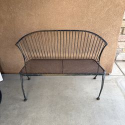Metal Outdoor Bench
