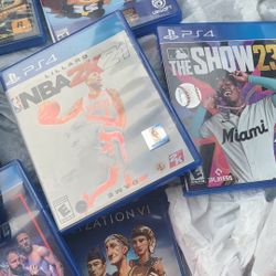 PlayStation 4 and 8 games with two remotes