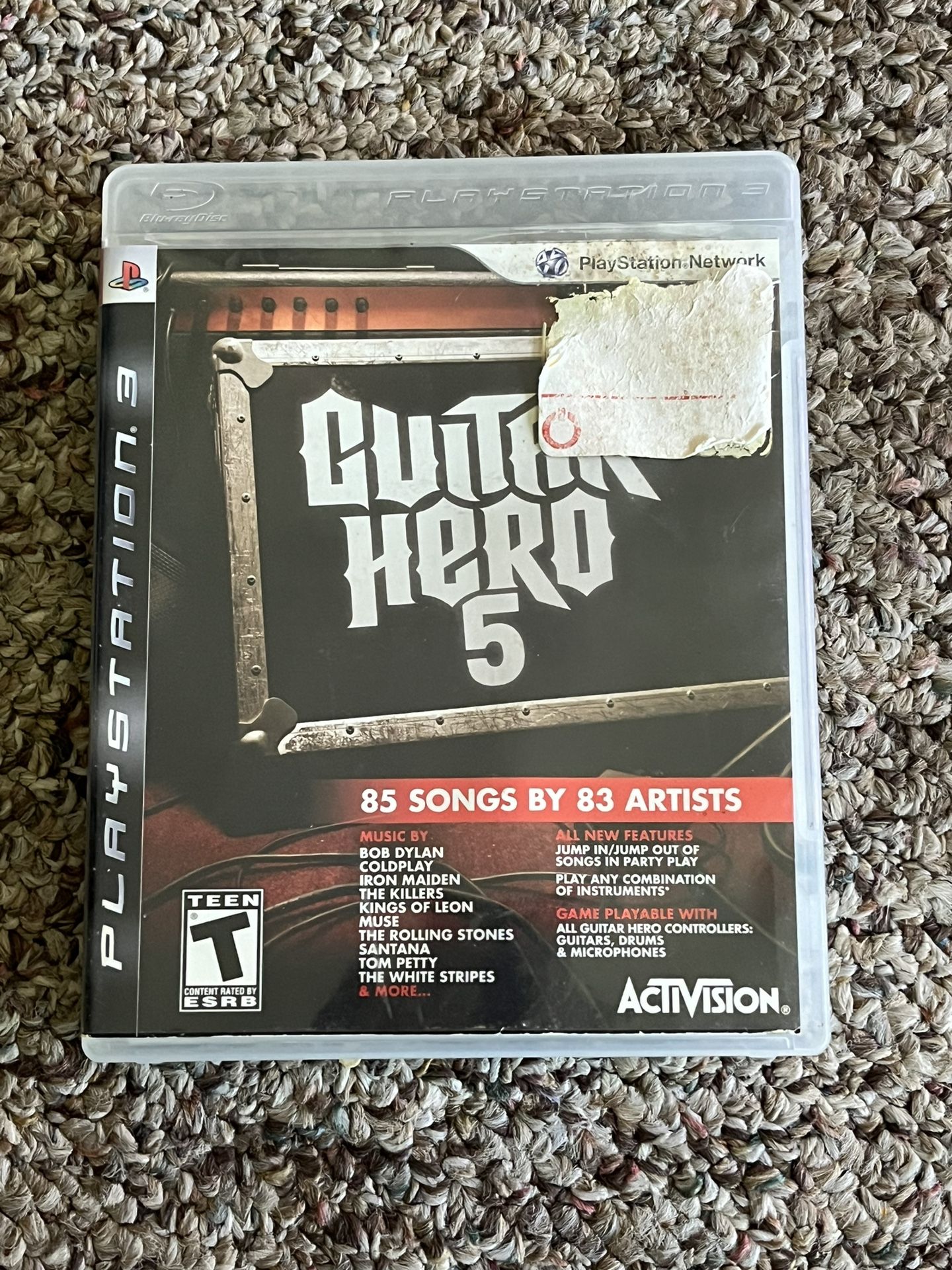 Guitar Hero 5 PS3 complete with manual