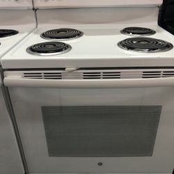 White Self Clean Stove 