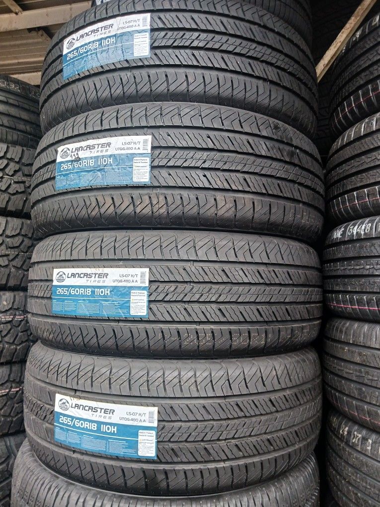 New lancastar 265/60R18 set of 4 tires