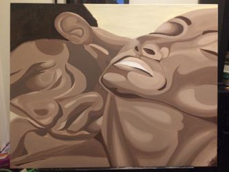 Hand Drawn and painted