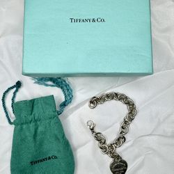 Please Return To Tiffany & Co. New York 925 Sterling Silver Bracelet