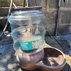 Dog Feeder And Or Water Container