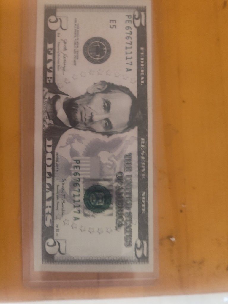 2017 A $5 Trinary Note Series A