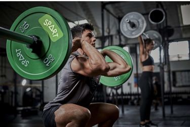 Fitness Weight Rubber Plates - 25lb Pair