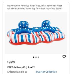 Inflatable tube 2 seater