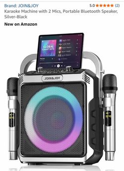 Karaoke Machine with 2 Wireless Mics
