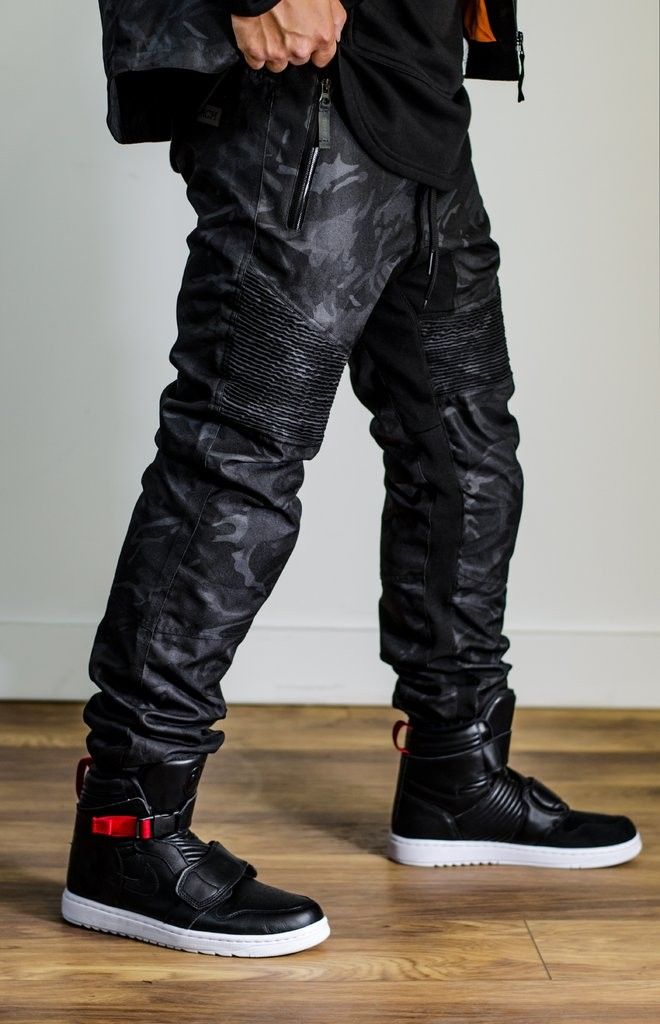 Ride rich armored motorcycle pants joggers