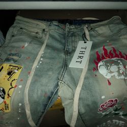 🔥 THRT Inferno Denim Jeans – Brand New with Tags 🔥
