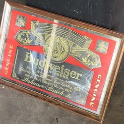 Budwieser Beer Glass Mirror