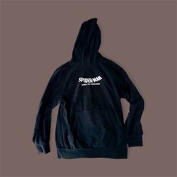 Marvel Spider-Man: Across The Spider-Verse Lightweight Black Hoodie youth size M